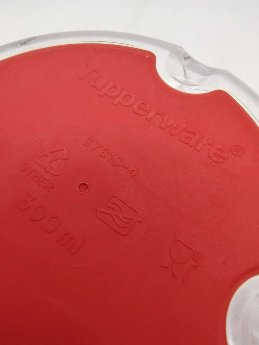 Tupperware Chop N Prep Mini Food Pull Cord Chopper Red 1.25 cup 300ml 6761C-4